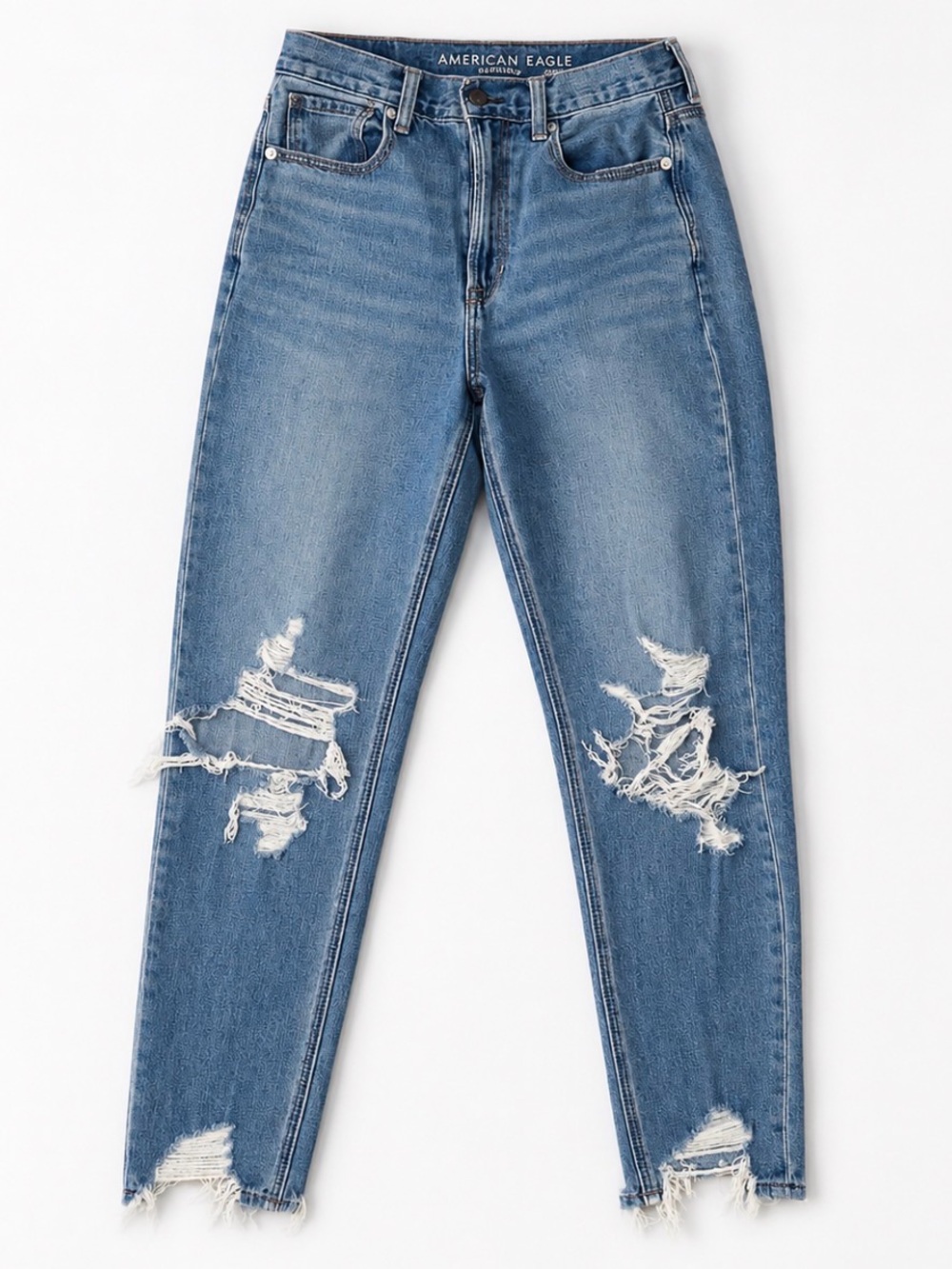 American Eagle Outfitters Distressed Mom Jeans Size 2 Regular